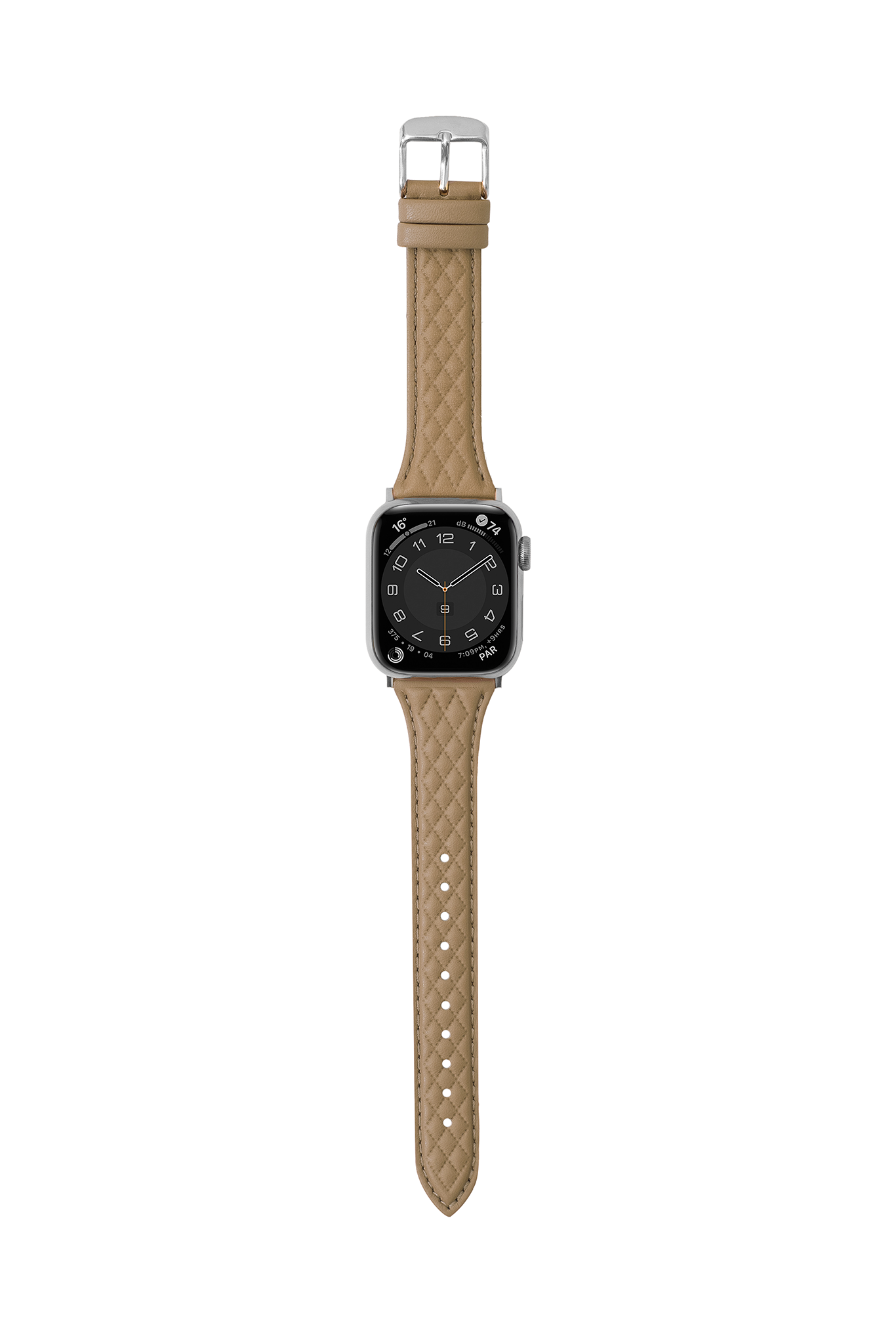 菱格珍藏 泰迪米棕 Apple Watch 真皮錶帶