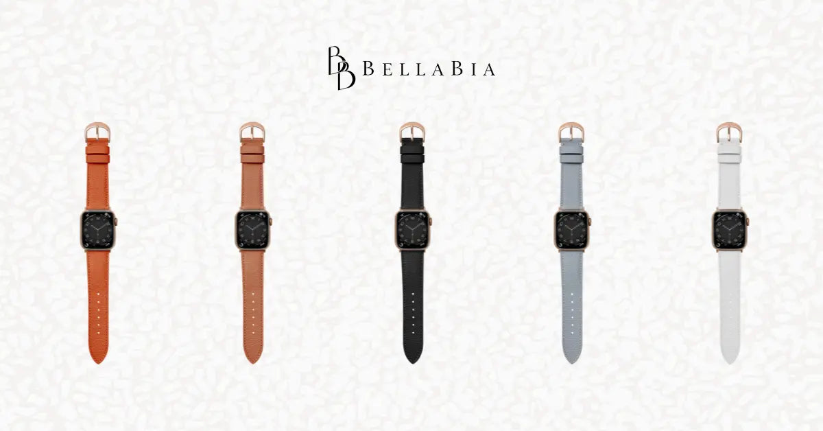 專為女生設計的 Apple Watch 皮革錶帶
– BellaBia
