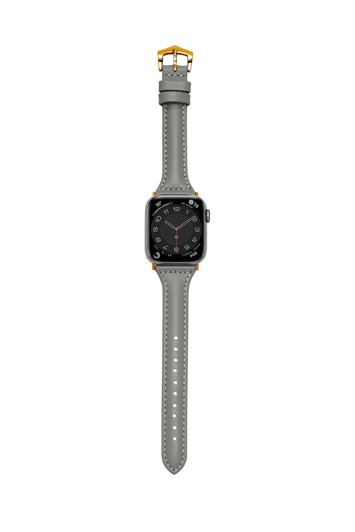 女人珍藏 霧灰 Apple Watch 真皮錶帶