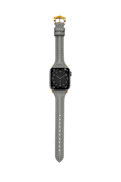 女人珍藏 霧灰 Apple Watch 真皮錶帶