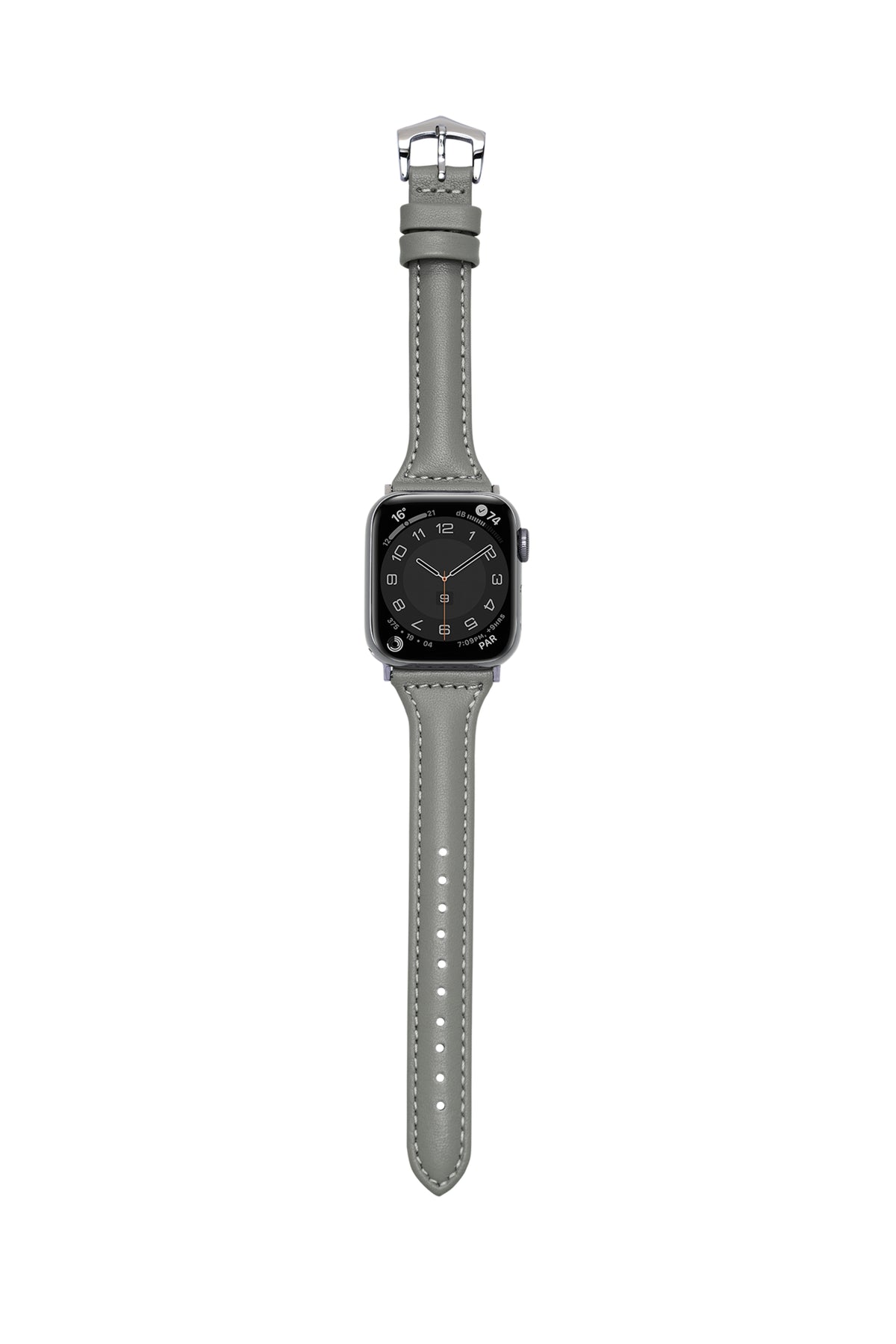 女人珍藏 霧灰 Apple Watch 真皮錶帶
