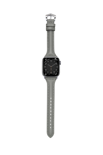 女人珍藏 霧灰 Apple Watch 真皮錶帶